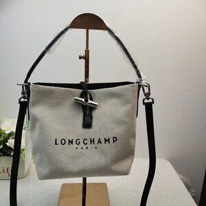 Longchamp Essential Toile Bucket Bag